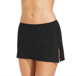 Coco Reef Skirted Bathing Suit Bottom, Black, M, NWT